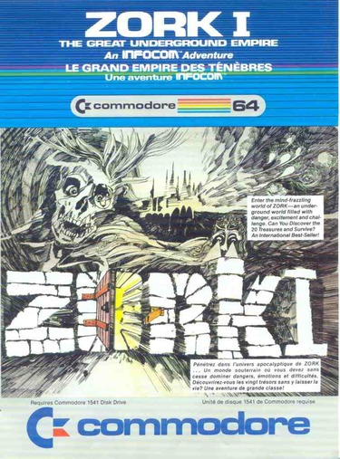 Zork I - The Great Underground Empire (USA, Europe) (R52) (C128) (Side 1)